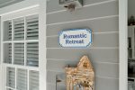 Front door of Romantic Retreat